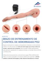 Folleto del producto - Brazo de entrenamiento de control de hemorragias P102 - 1