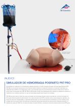 Folleto del producto - Simulador de hemorragia posparto – Entrenador para HPP P97 PRO