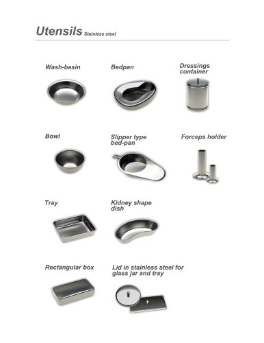 Stainless steel utensils