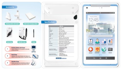 AIM-55, 8 inch Medical Tablet PC