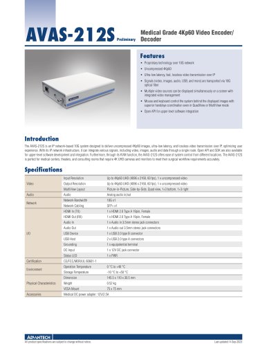 AVAS-212S - Datasheet