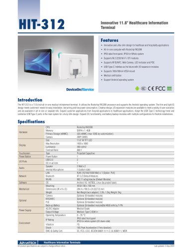 HIT-312 - Datasheet