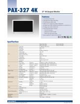 PAX-327 4K Surgical Monitor - Datasheet