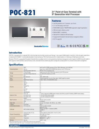 POC-821 - Datasheet