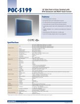 POC-S199 Point-of-Care Terminal - Datasheet