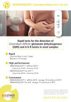 IMMUNOQUICK® Clostridium diffi cile GDH & TOX A/B