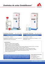 CombiScreen® Controles de orina - 1