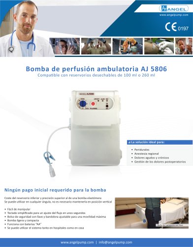 Ambulatory PCA infusion pump AJ5806 - ES