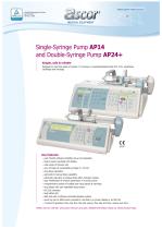 Single-syringe Pump AP14 and Double-syringe pump AP24+