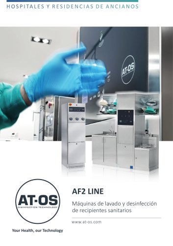 AF2 - M&aacute;quinas de lavado y desinfecci&oacute;n de recipientes sanitarios