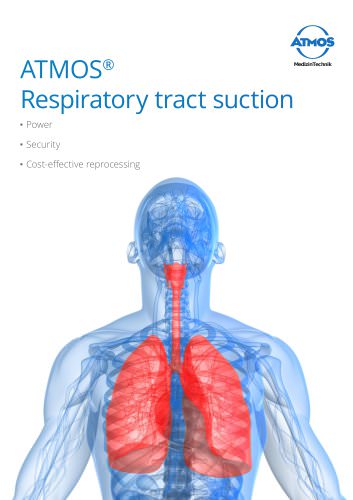 ATMOS battery-operated respiratory tract suction devices