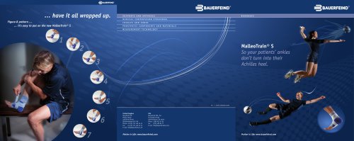 ... have it all wrapped up Figure-8 pattern .. it?s easy to put on the new MalleoTrain® S