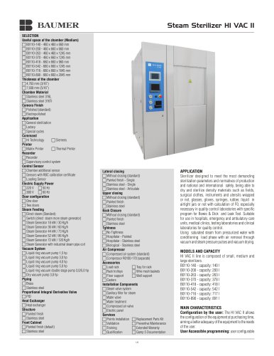 Steam Sterilizer HI VAC II