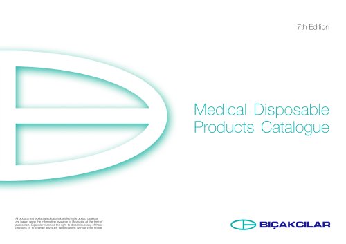 Medical Disposable Products