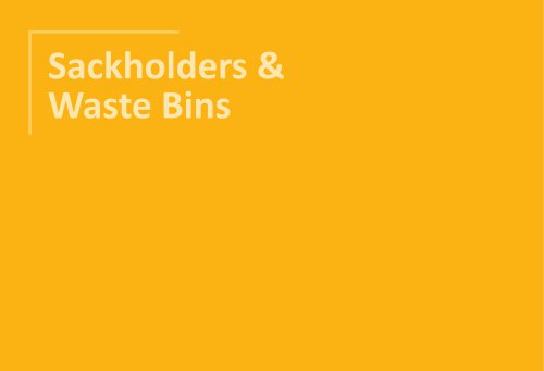 Sackholders and Waste Bins 2024