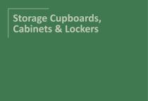 Storage Cupboards Cabinets and Lockers