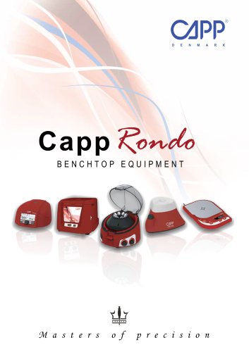 CappRondo Benchtop Equipment