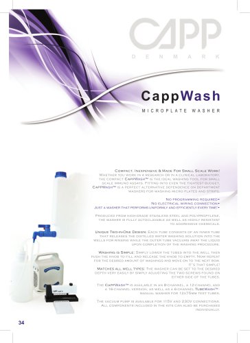 CappWash ELISA plate washer