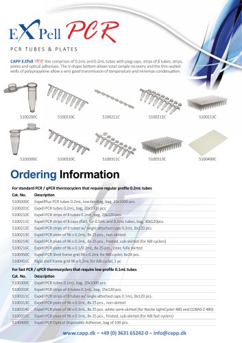 PCR TUBES & PLATES