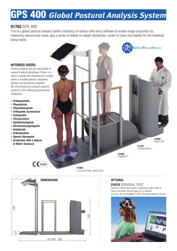 GPS 400 Global Postural Analysis System