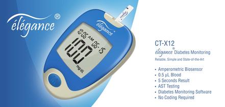 elegance CT-X12 Glucometer