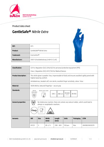 GentleSafe® Nitrile Extra