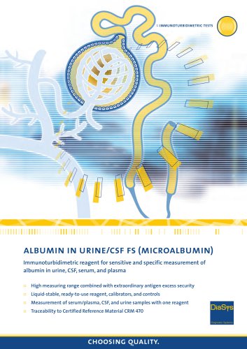 Albumin in Urine/CSF FS (Microalbumin)