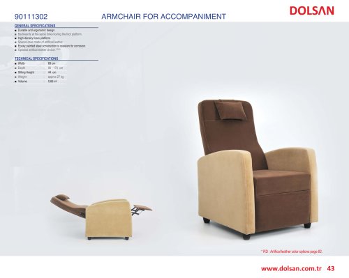 90111302 ARMCHAIR FOR ACCOMPANIMENT