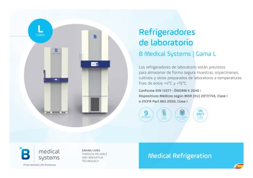 Refrigeradores de laboratorio