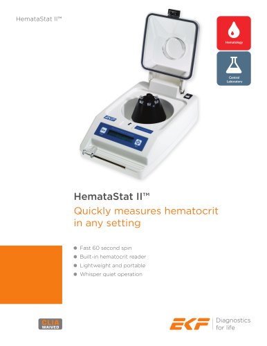 HemataStat II™: Datasheet (RSS102.01 EN 04-2017)