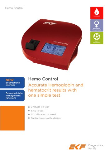 Hemo Control: Datasheet (EN EU Rev 6.3 09-2020)