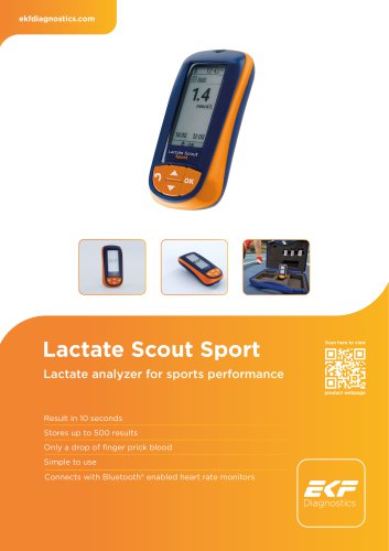 Lactate Scout Sport: Datasheet (EN EU Rev 2.0 08-2025)