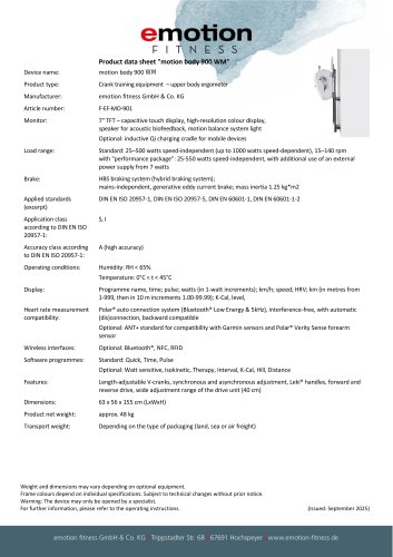 motion body 900 wm