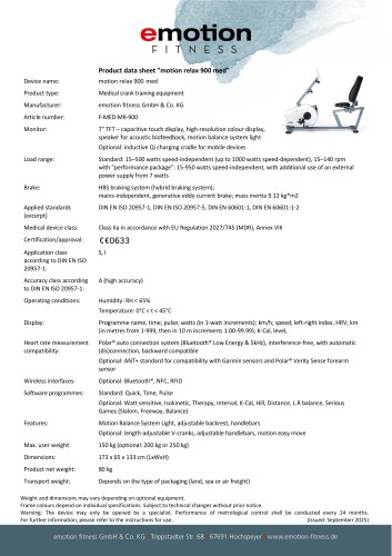 motion relax 900 med