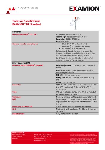 EXAMION DR Standard