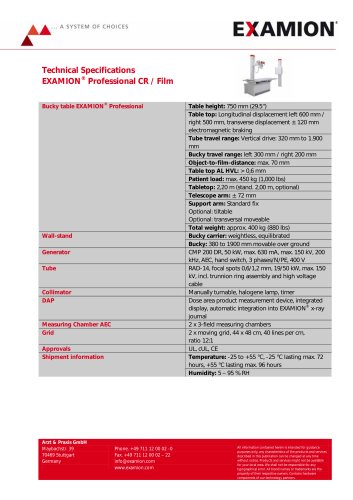 EXAMION Professional X-Ray Equipment