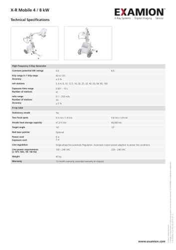 X-R Mobile 4 / 8 kW