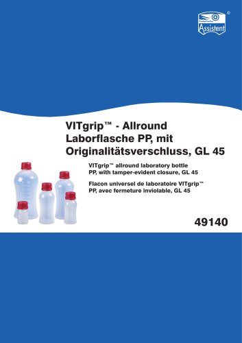 VITgrip laboratory bottle