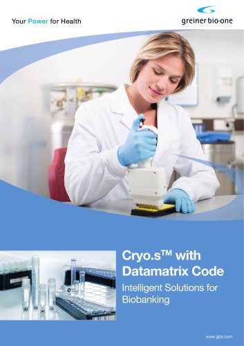 Cryo.sTM withDatamatrix Code