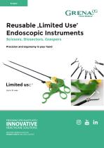 Reusable Endoscopic Limited Use Instrruments_Catalogue Card
