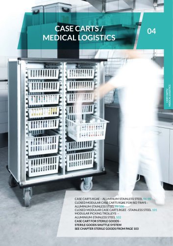 Case carts/Medical logistics