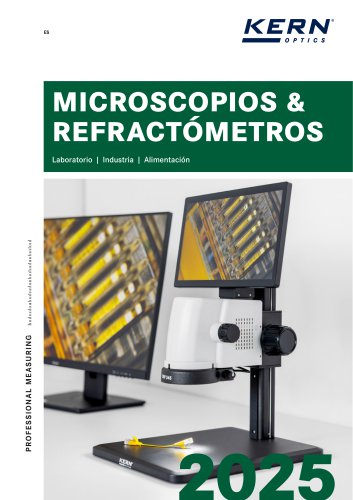 KERN & SOHN Microscopios & Refractómetros 2025