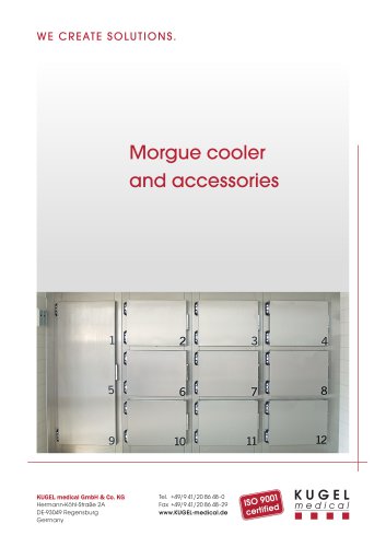 MORGUE COOLERS AND ACCESSORIES