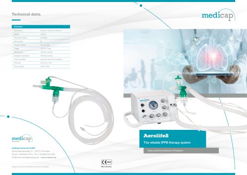 AEROLIFE 2 - The new excess pressure inhalator