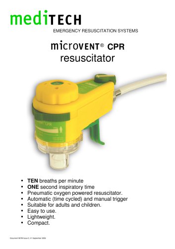 microVENT® CPR resuscitator