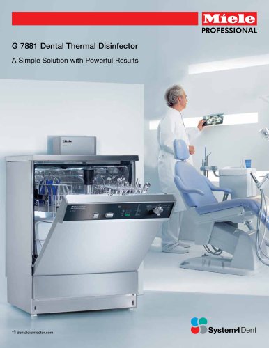 Dental Thermal Disinfector G 7881