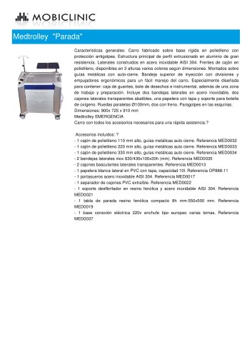 Medtrolley "Parada"