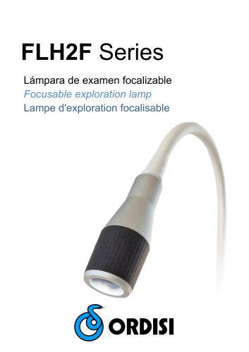 L&aacute;mpara de examen focalizable Serie FLH-2F 