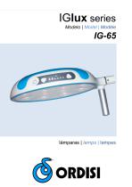 Lámpara de procedimiento IGLUX Series de 65.000 lux