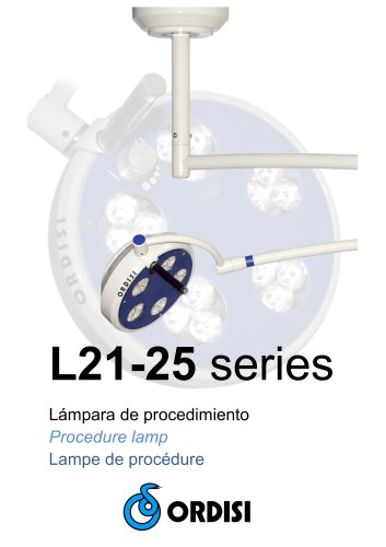 L&aacute;mparas de procedimientos serie L21-25